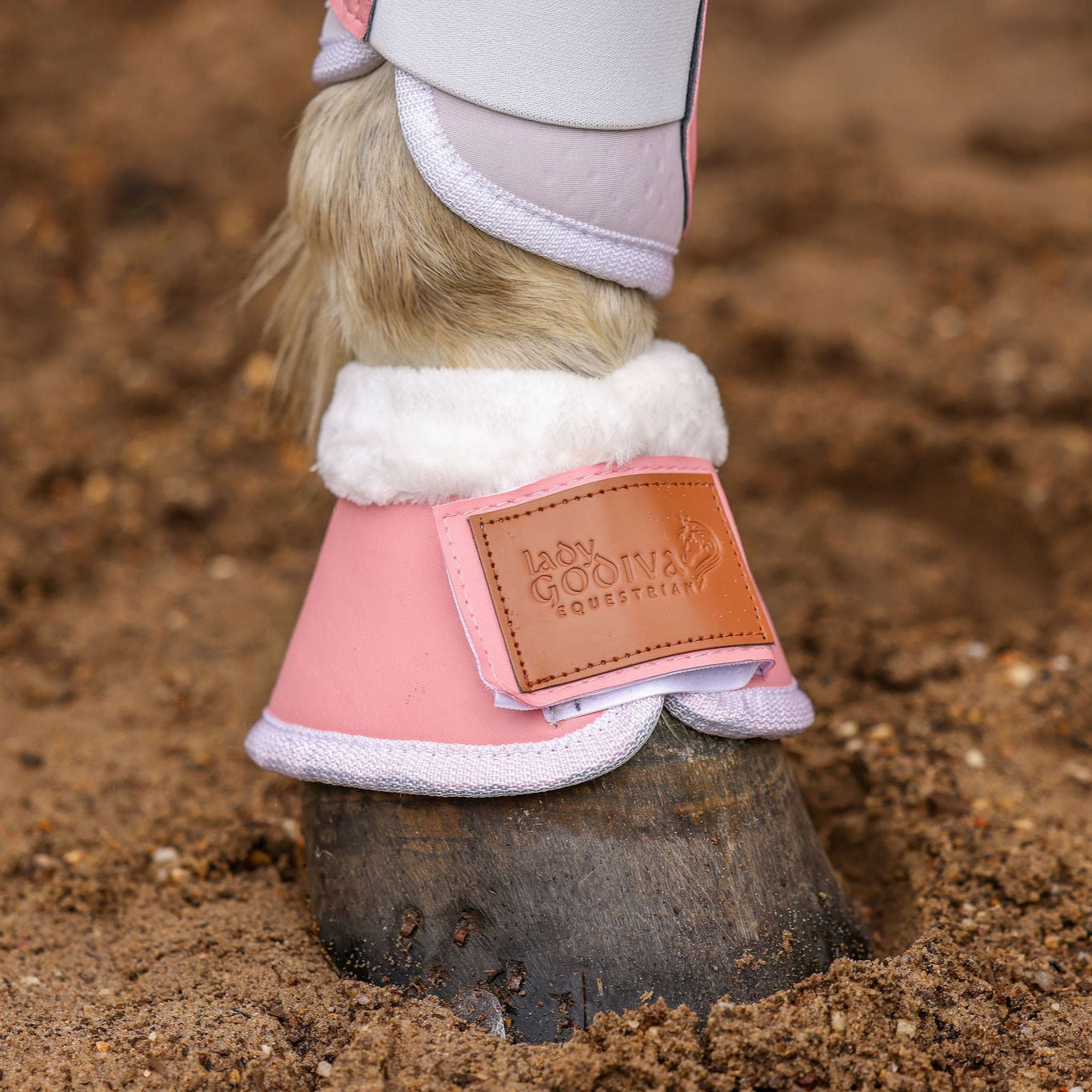 Baby Pink Bell Boots