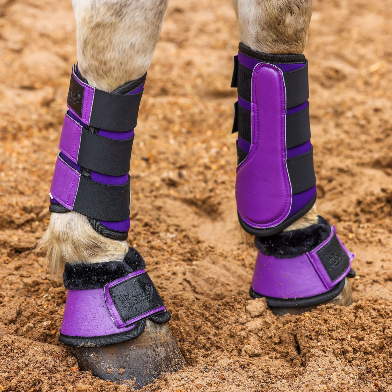 Royal Purple Memory Foam Brushing Boots