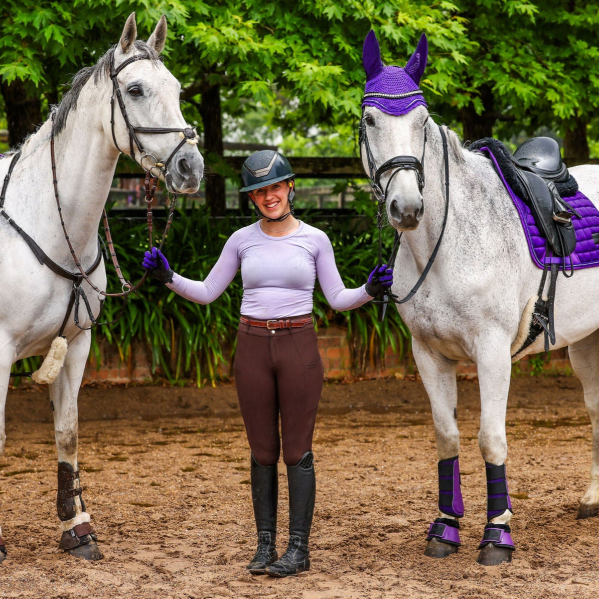Royal Purple Memory Foam Brushing Boots