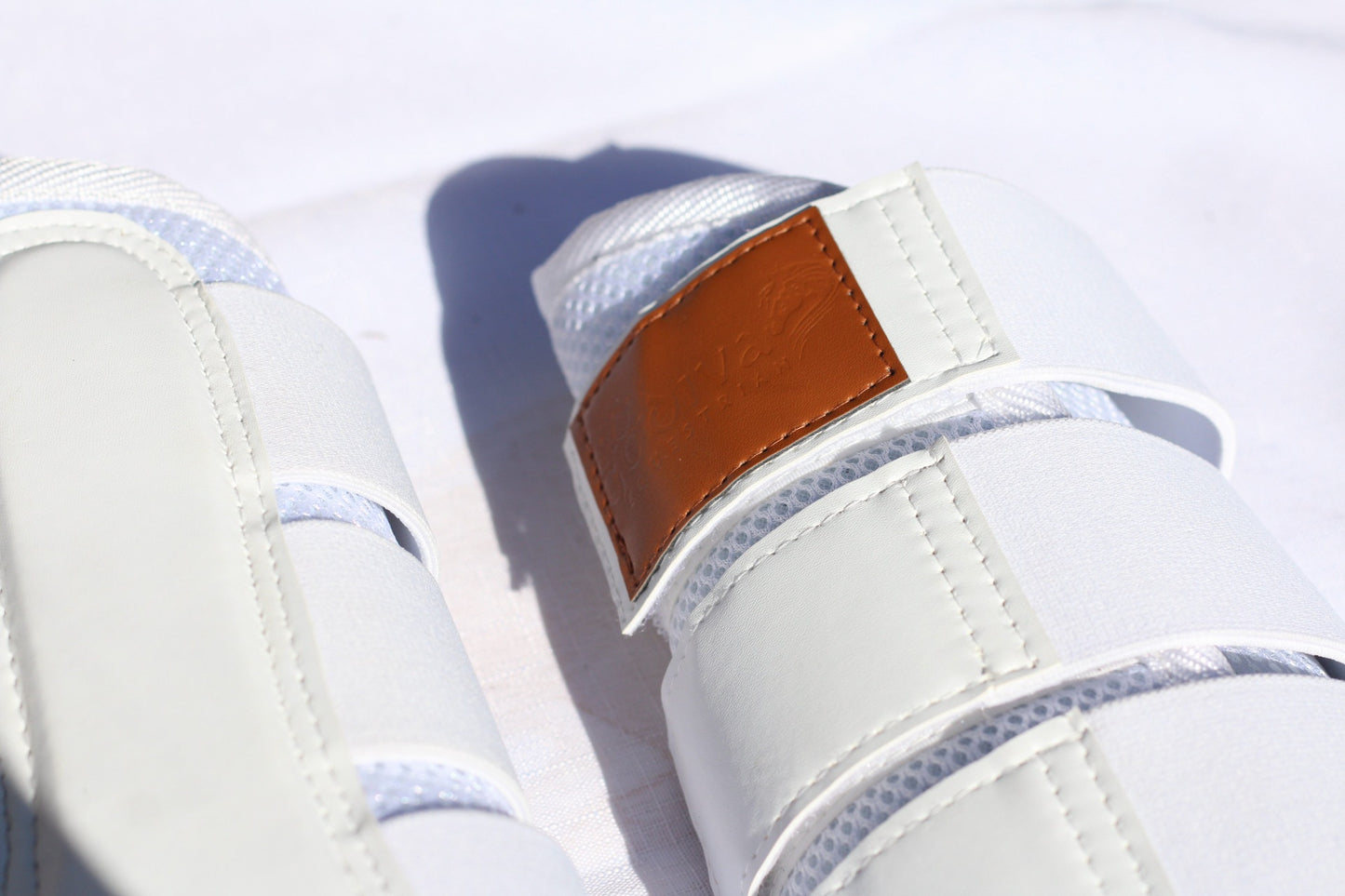 White Coolflow Brushing Boots