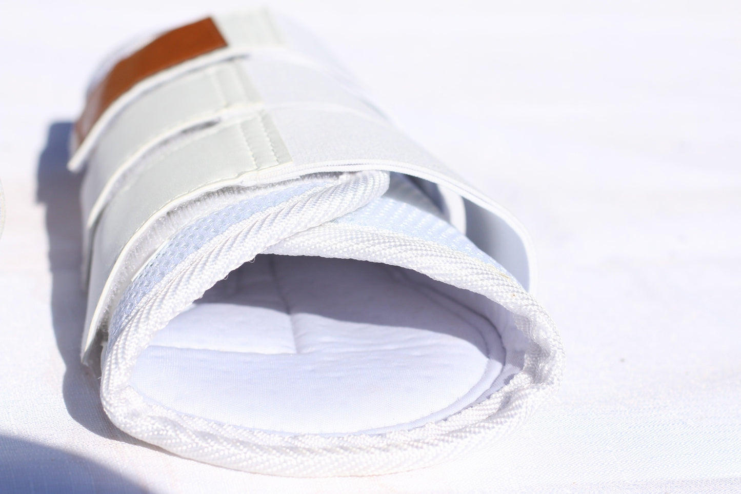 White Coolflow Brushing Boots