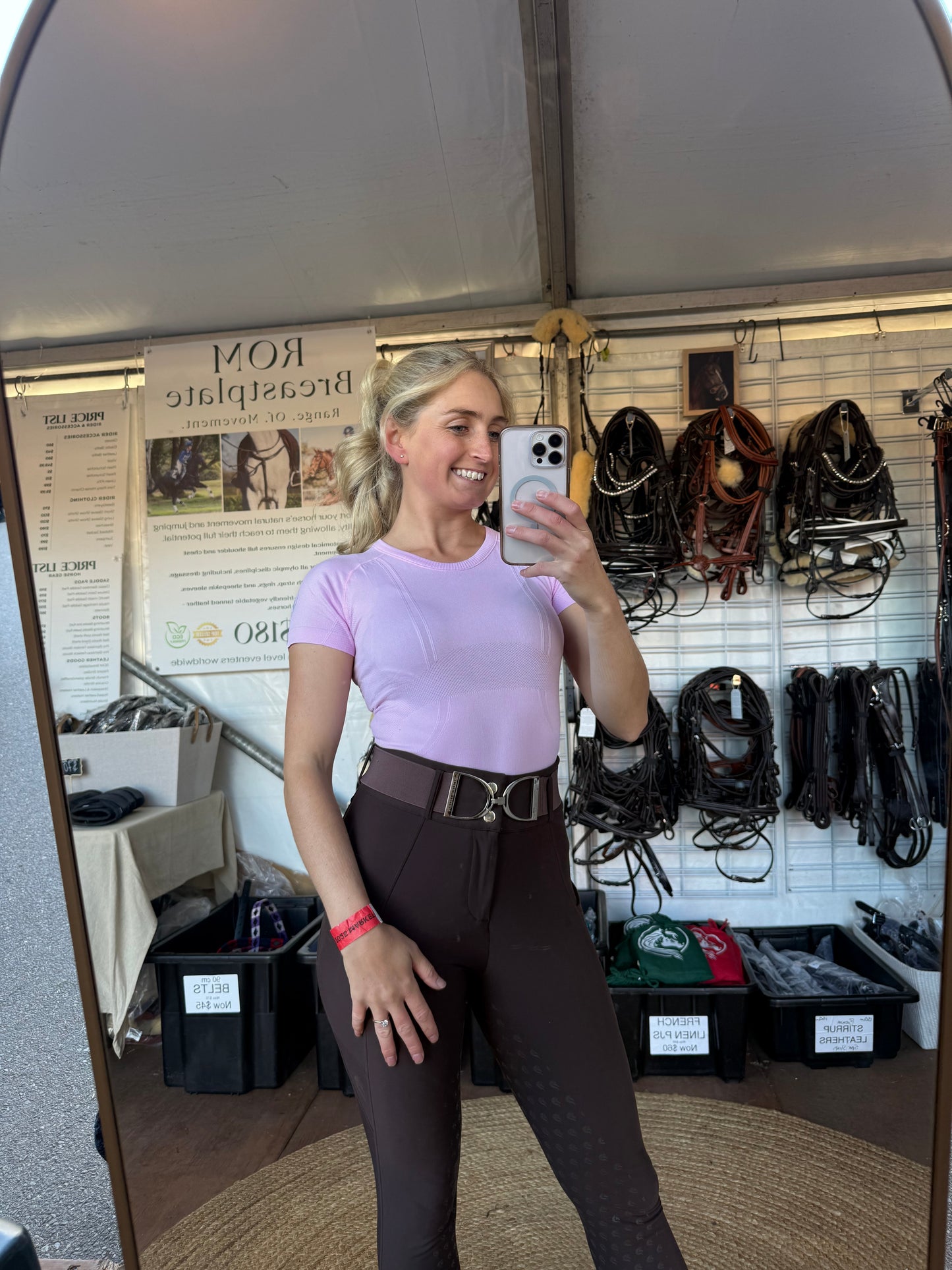 Baby Pink SS Seamless Performance Baselayer