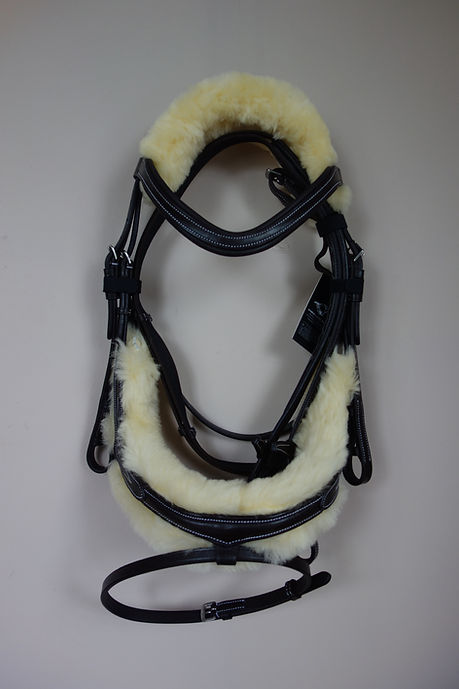 Original style sheepskin Bridle