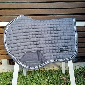Silver Crystal Classic bamboo Saddle Pad