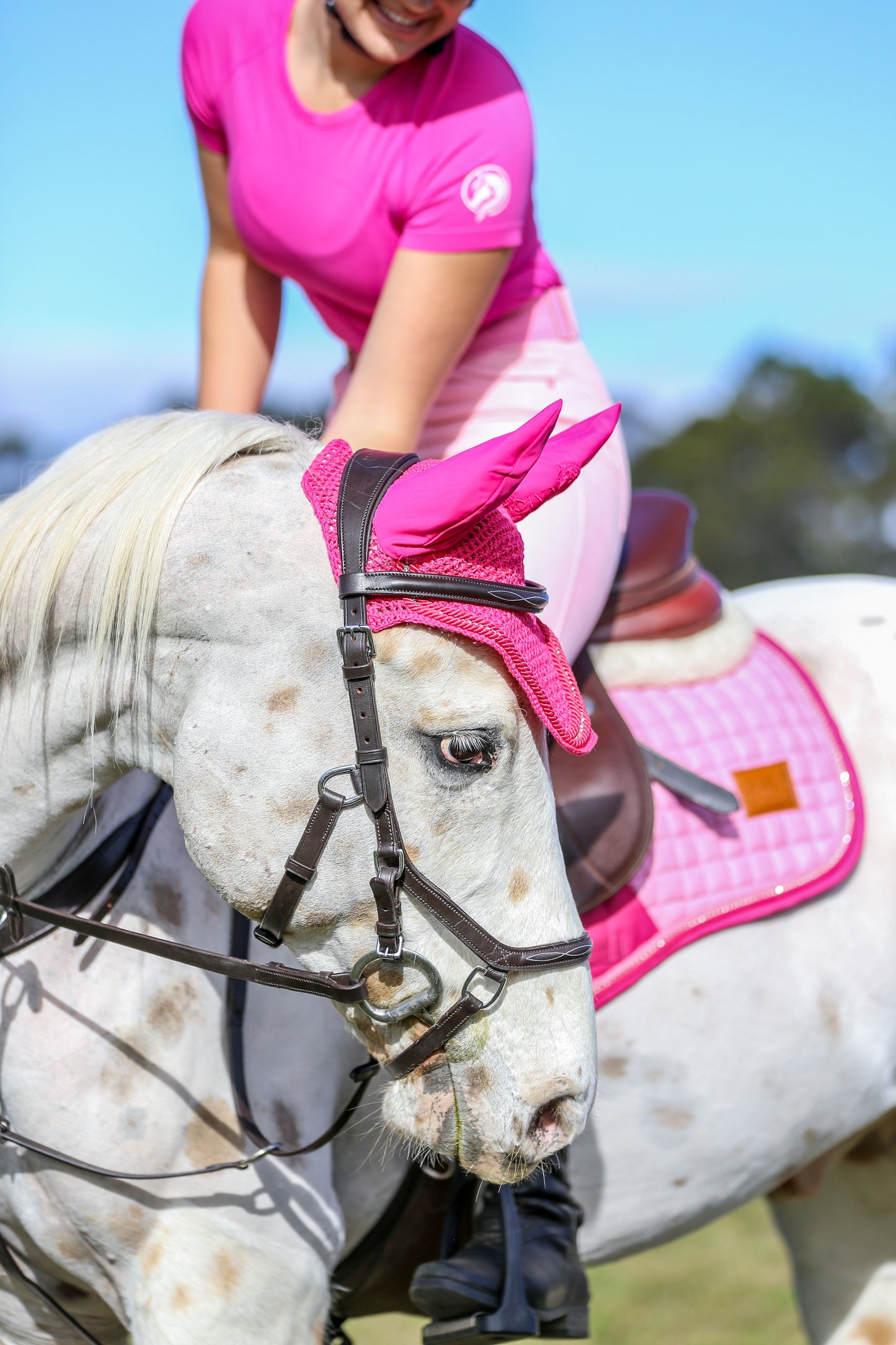 Hot Pink Bonnet
