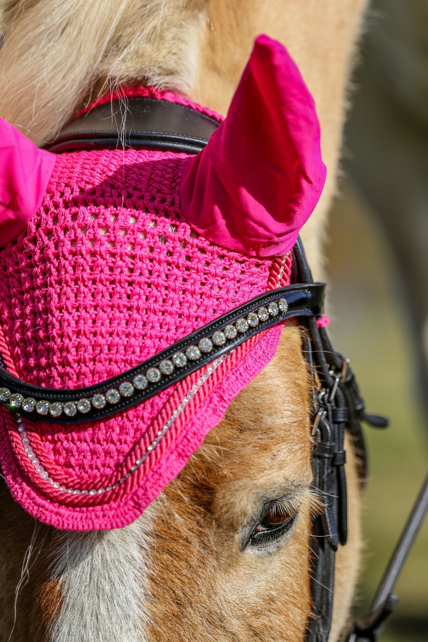 Hot Pink Bonnet