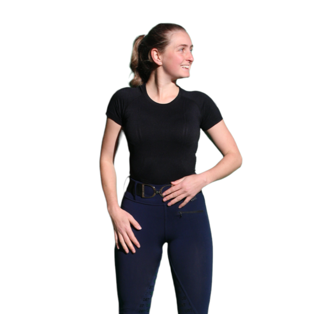 Black SS Seamless Performance Baselayer