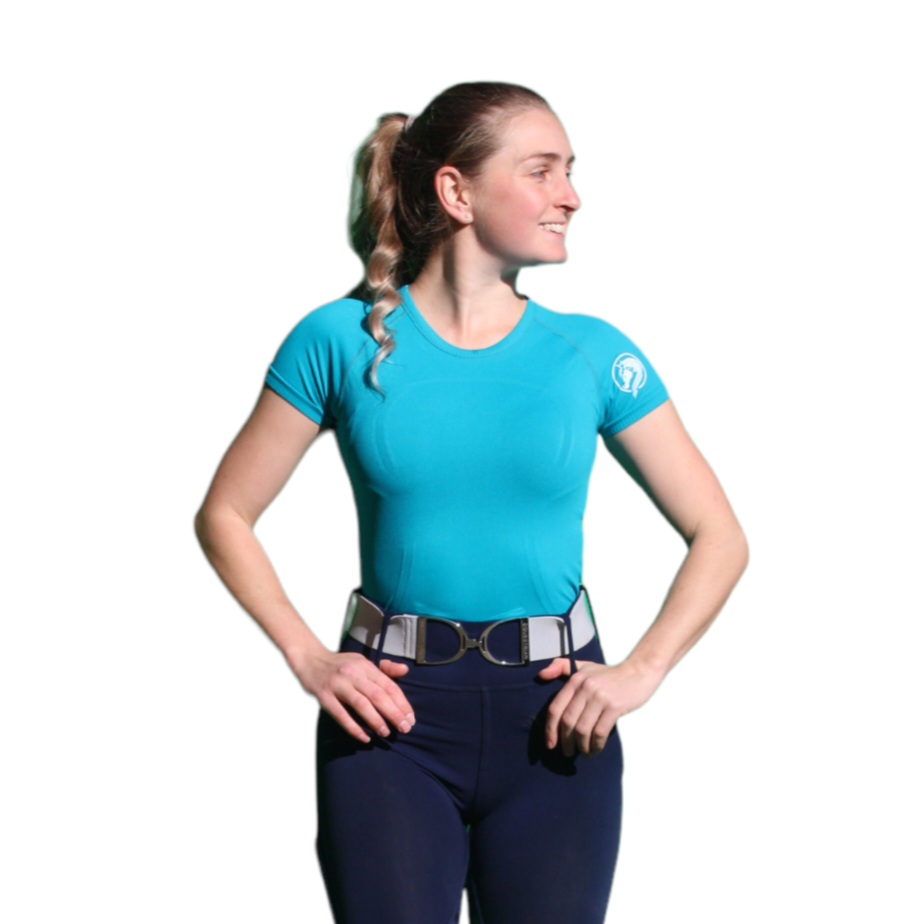 Teal SS Seamless Performance Baselayer