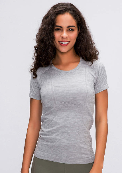 Light Grey SS Seamless Performance Baselayer