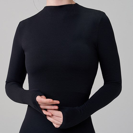 Heritage Mock Top - Black