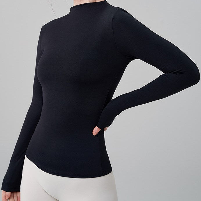 Heritage Mock Top - Black