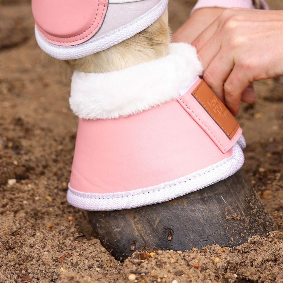 Baby Pink Bell Boots