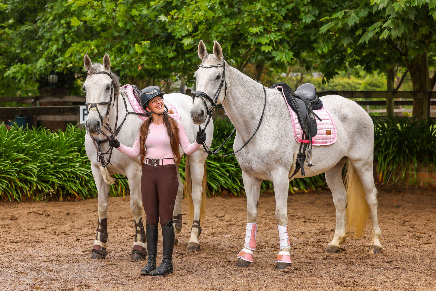 Baby Pink Bell Boots