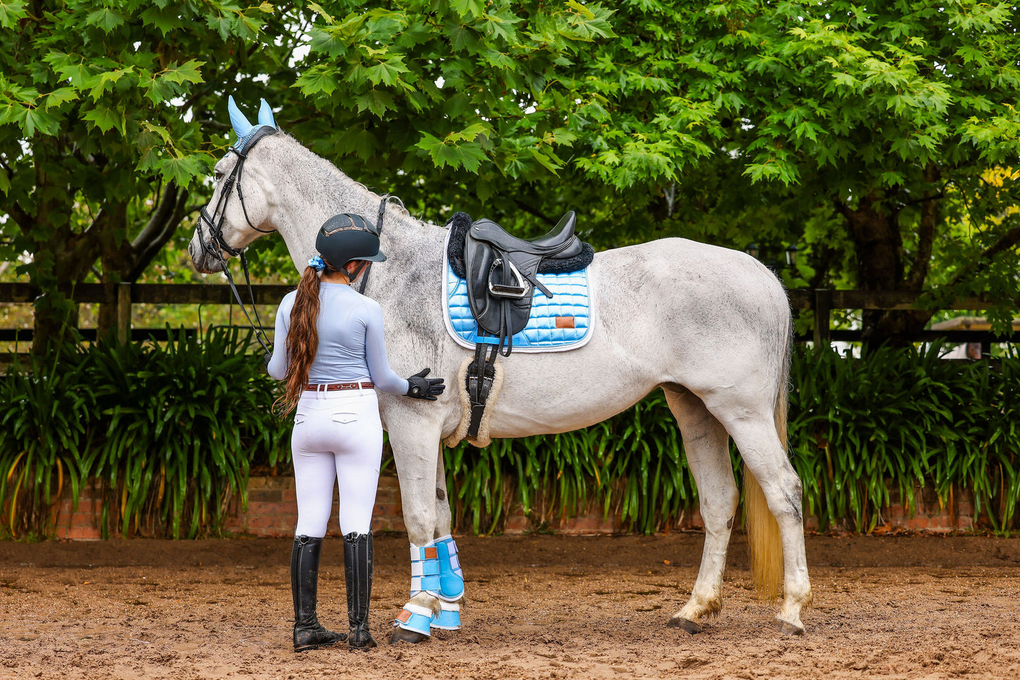 Baby Blue Bell Boots