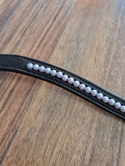 Baby Blue Pearl Browband
