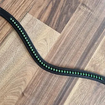 Verdent Green Pearl Browband
