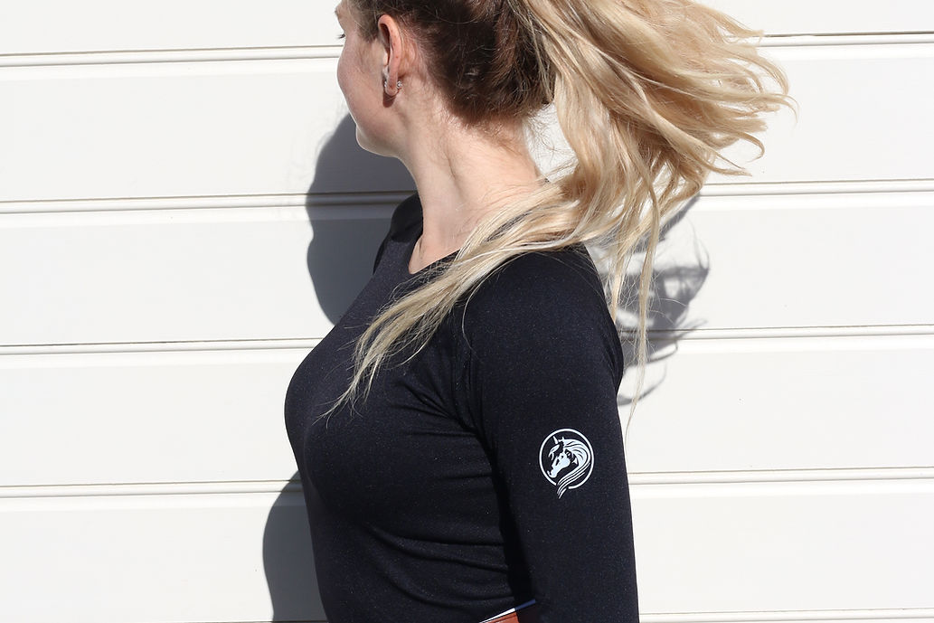 Black LS Seamless performance baselayer