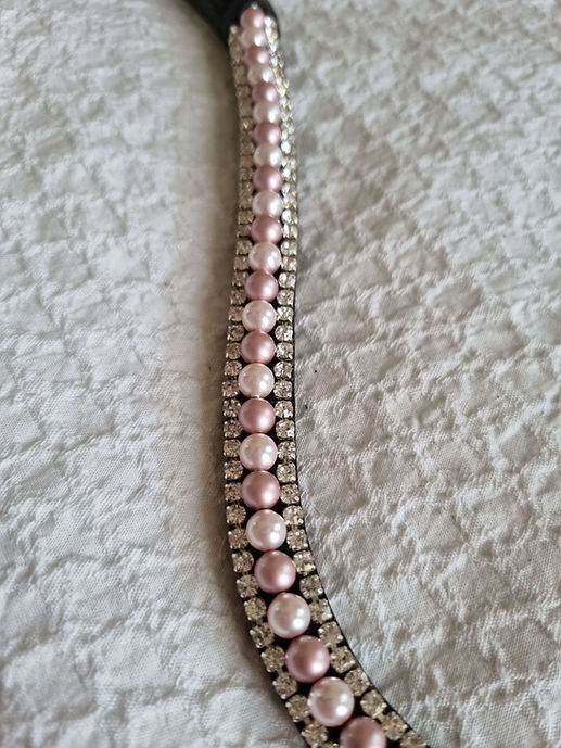 Pink Pearl Browband
