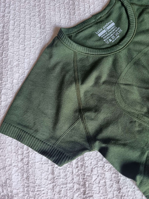 Army Green SS Seamless Performance Baselayer