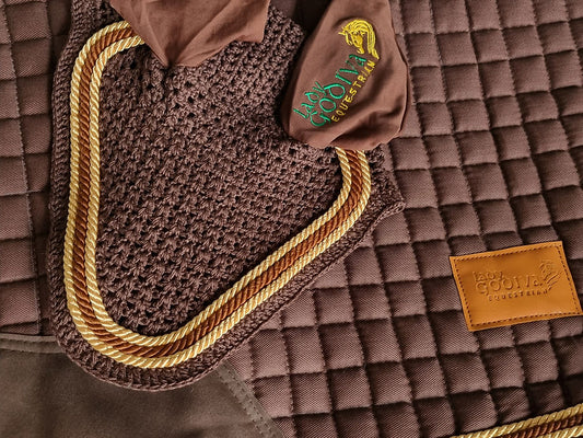 Dark Brown Ear Bonnet