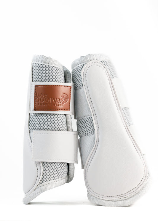 White Coolflow Brushing Boots