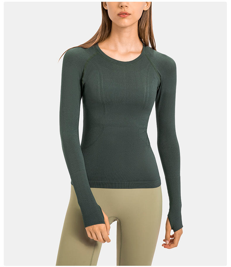 Hunter Green LS Seamless Performance Baselayer