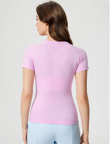 Baby Pink SS Seamless Performance Baselayer