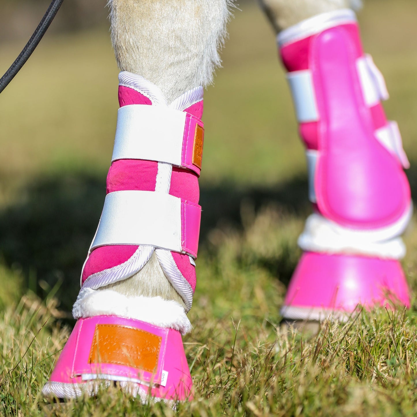 Hot Pink Bell Boots