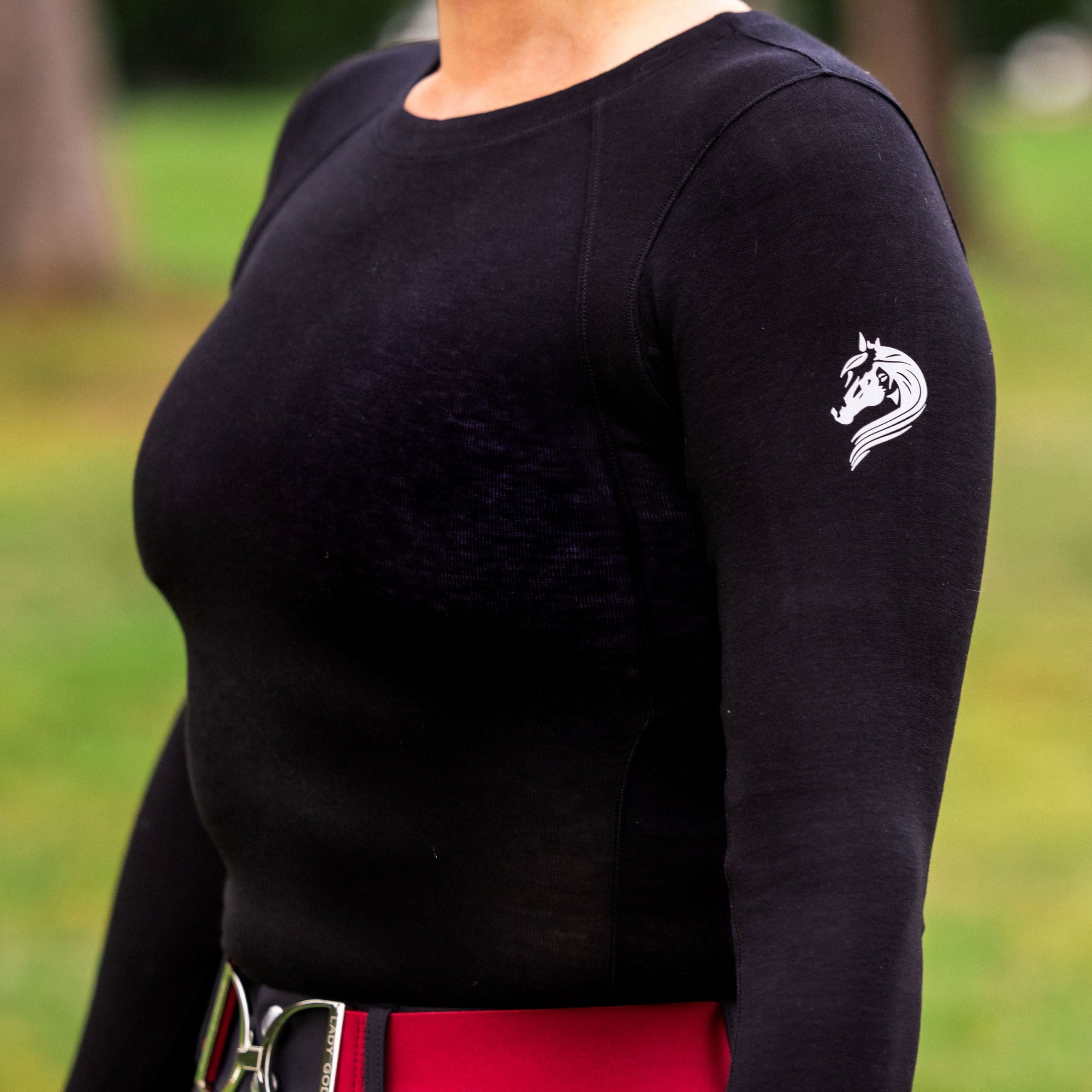 Natural Wool Baselayer - Black