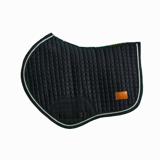 Black Classic Bamboo Saddle Pad