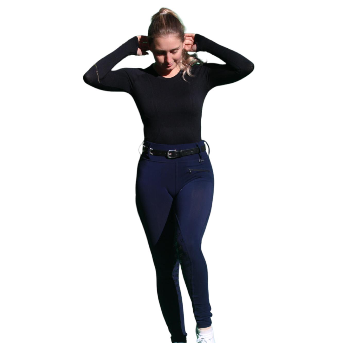 Black LS Seamless performance baselayer